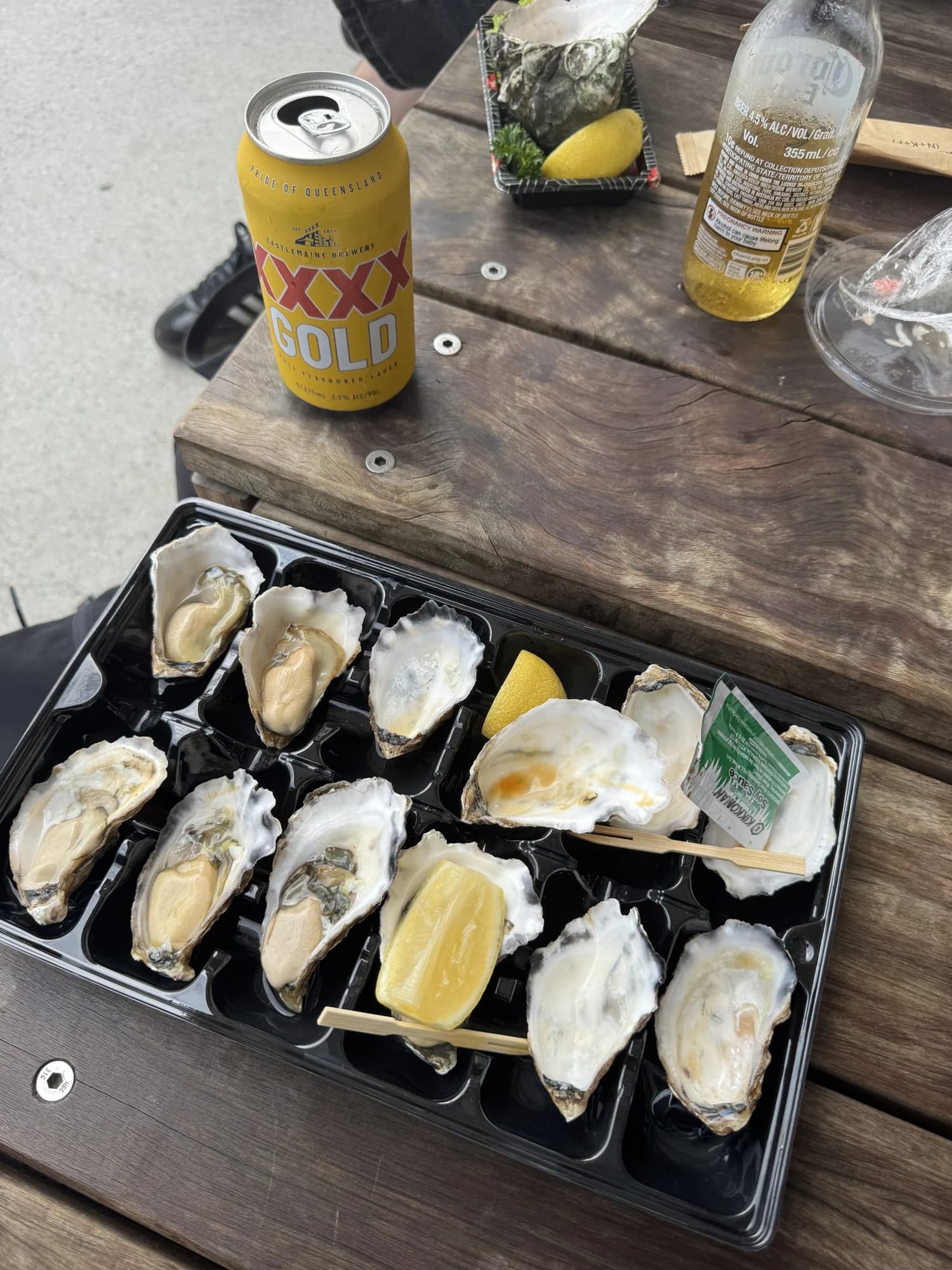 3月7日 — Sydney Fish Marketで食べた牡蠣